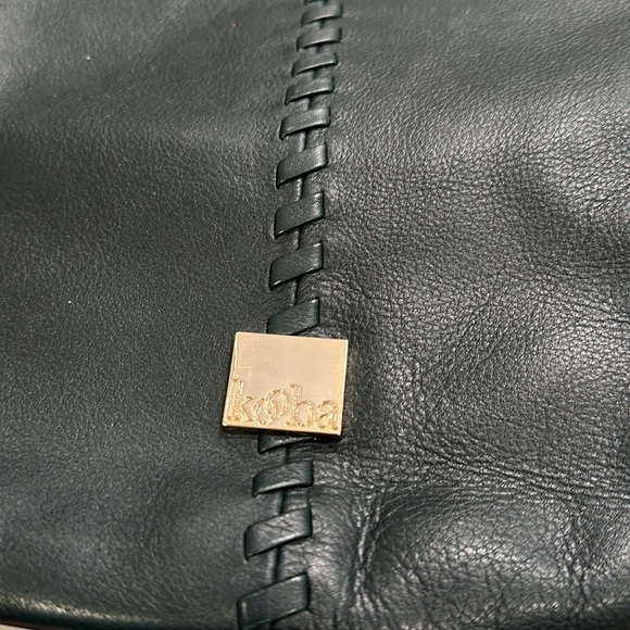 Kooba Limon Forest Green Leather Hobo Bag – Classic 2010s Fall Favorite - Picture 3 of 8